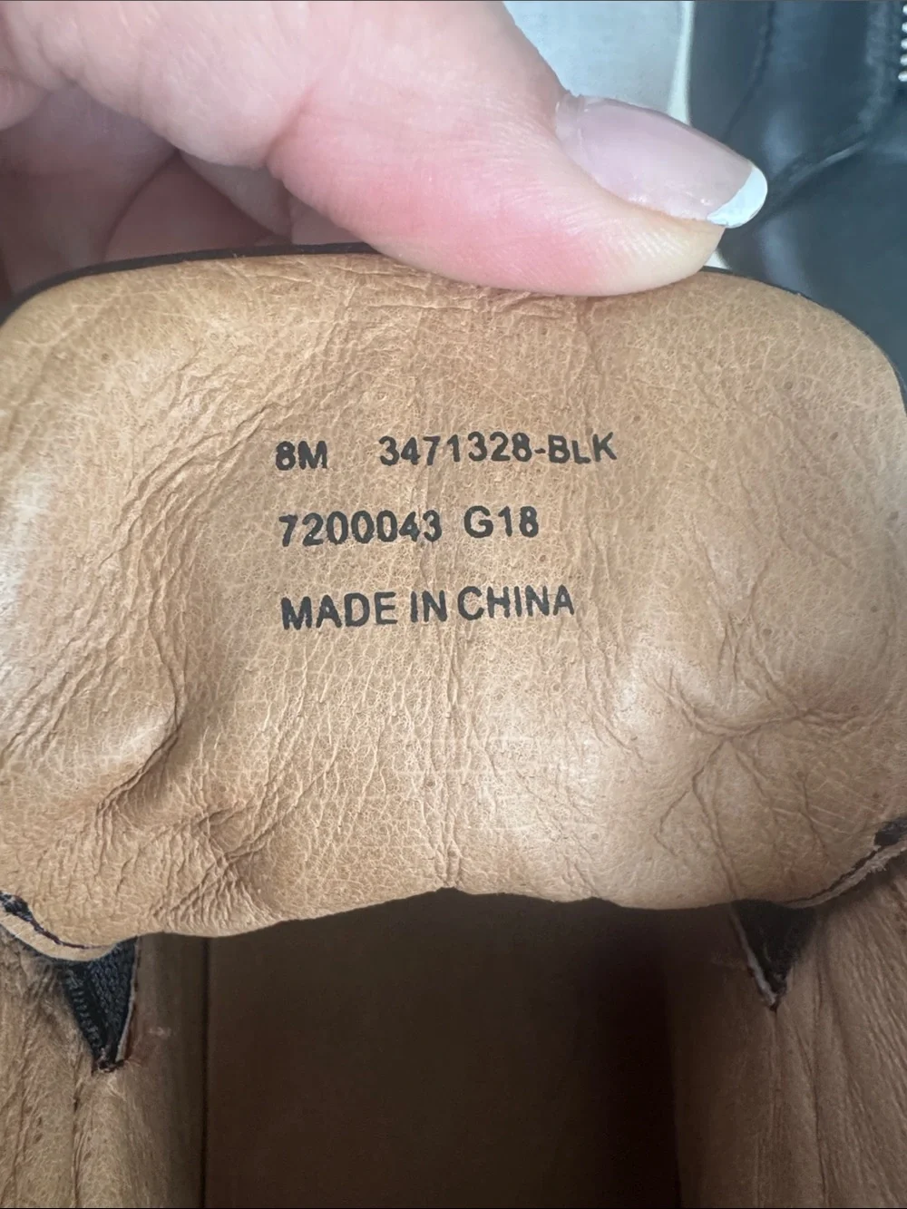 Frye round toe
